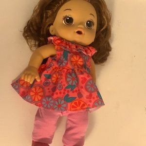 Hasbro Baby Alive Doll 2012 REAL SURPRISES BABY Brunette